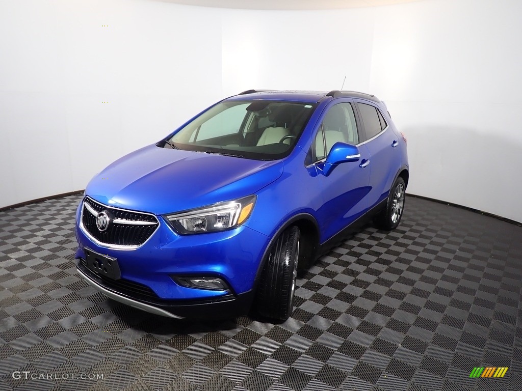 Coastal Blue Metallic 2017 Buick Encore Sport Touring Exterior Photo #140351163