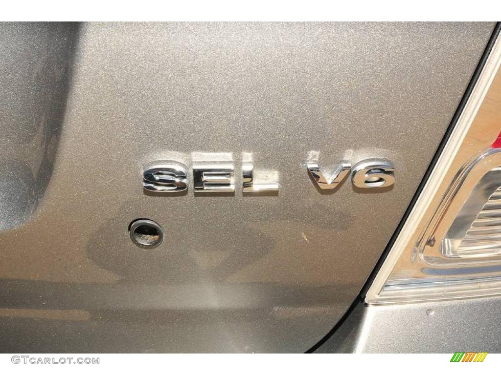 2008 Fusion SEL V6 - Vapor Silver Metallic / Camel photo #6