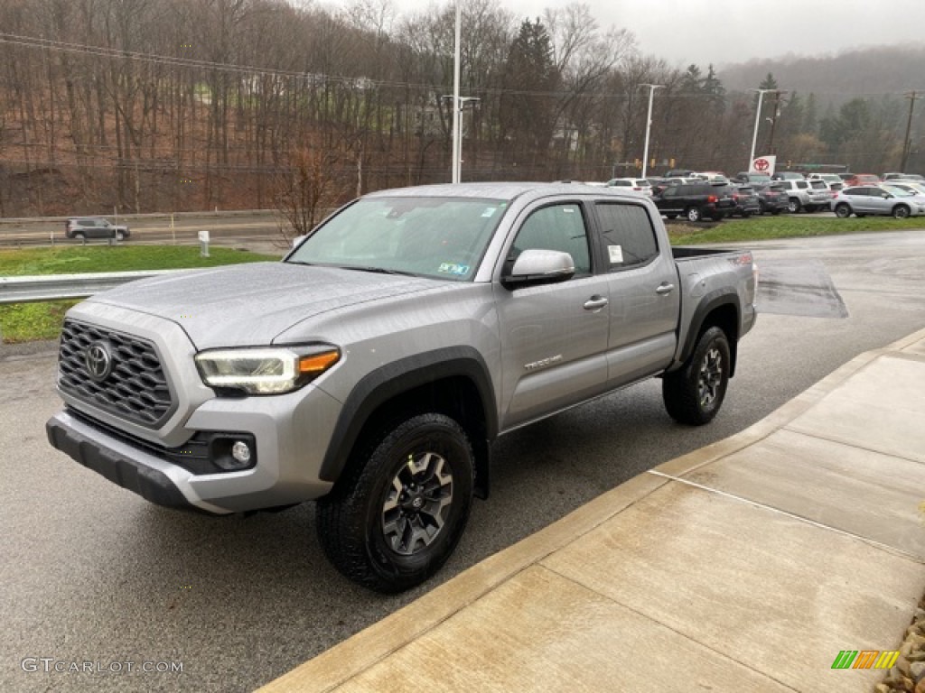 2021 Tacoma TRD Off Road Double Cab 4x4 - Silver Sky Metallic / TRD Cement/Black photo #12