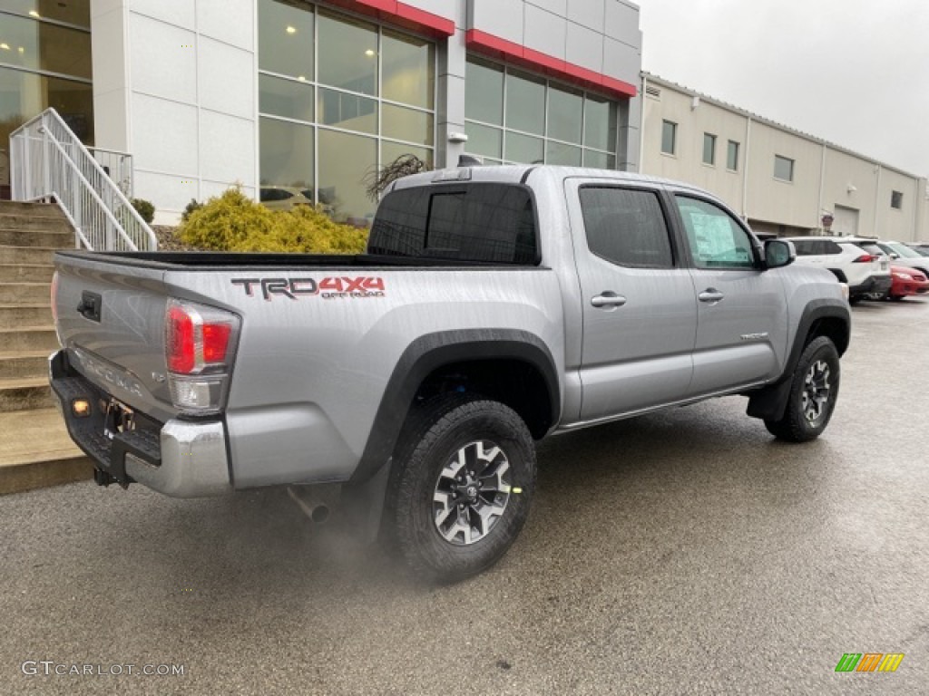 2021 Tacoma TRD Off Road Double Cab 4x4 - Silver Sky Metallic / TRD Cement/Black photo #13