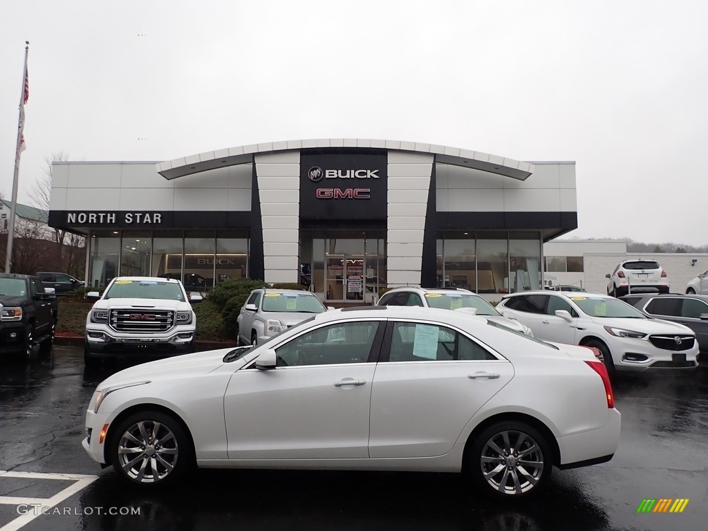 2018 ATS AWD - Crystal White Tricoat / Jet Black/Light Platinum photo #1