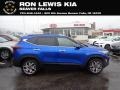 Neptune Blue 2021 Kia Seltos SX Turbo AWD