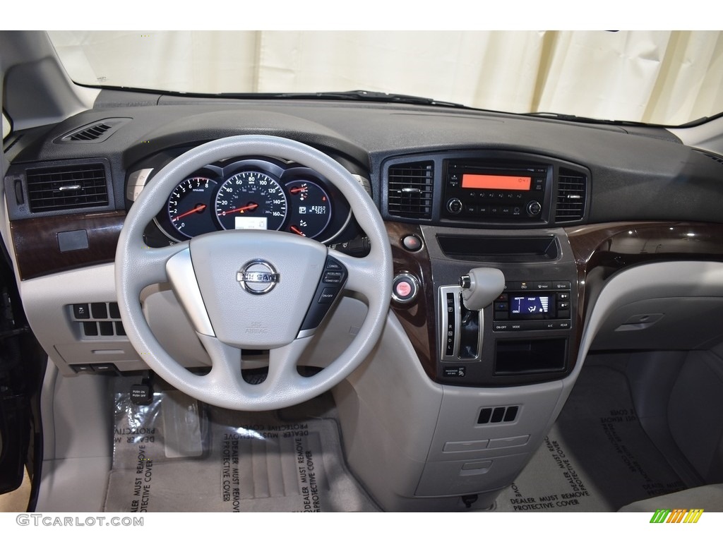 2016 Nissan Quest S Gray Dashboard Photo #140352623