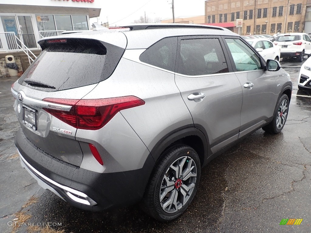 2021 Steel Gray Kia Seltos SX Turbo AWD 140349206 Photo 2 GTCarLot
