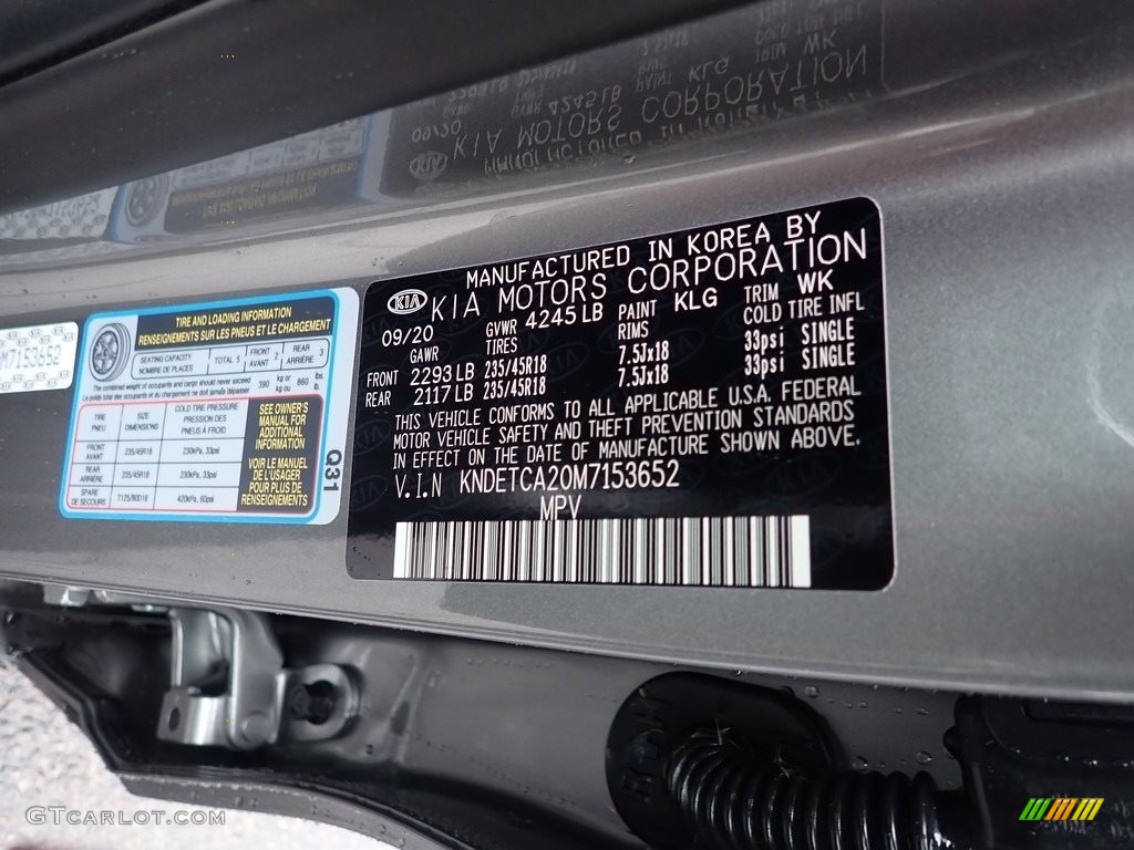 2021 Seltos SX Turbo AWD - Steel Gray / Black photo #14