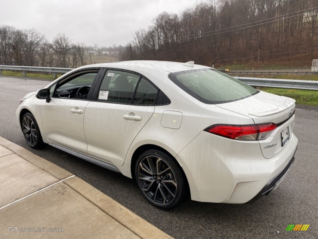 2021 Corolla SE - Blizzard White Pearl / Black photo #2