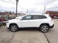 2021 Bright White Jeep Cherokee Limited 4x4  photo #2