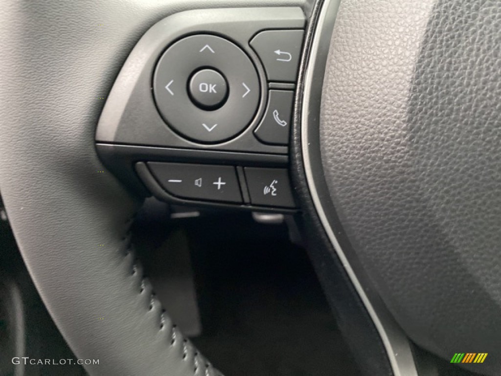 2021 Toyota Corolla SE Black Steering Wheel Photo #140353941