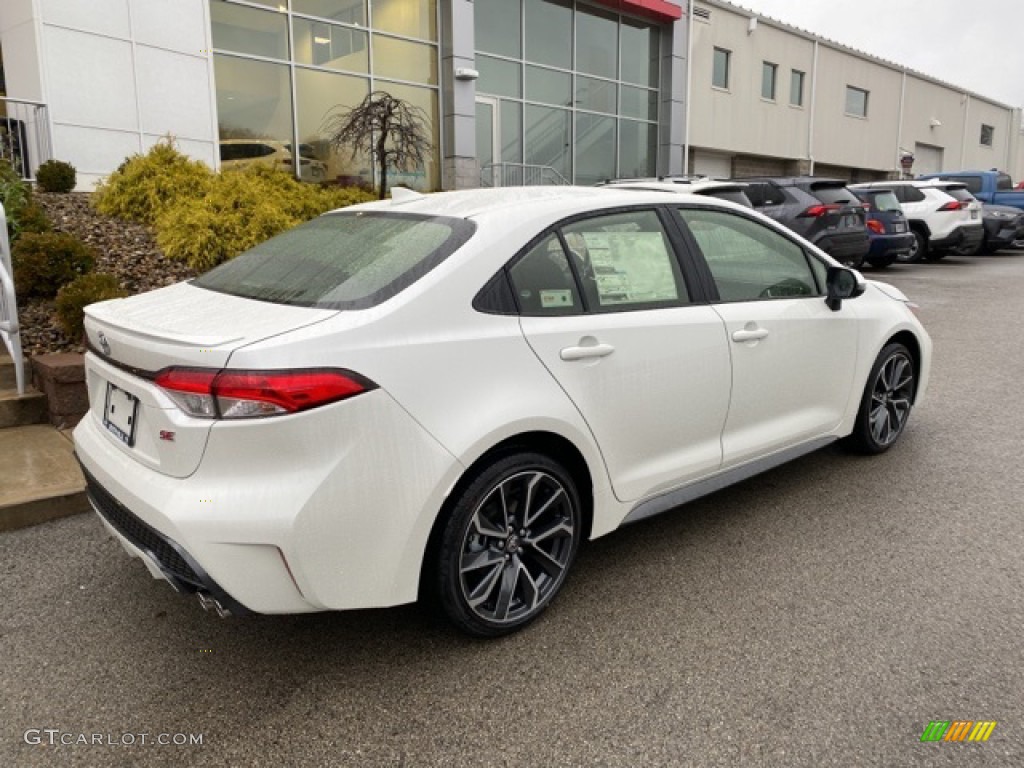 2021 Corolla SE - Blizzard White Pearl / Black photo #14
