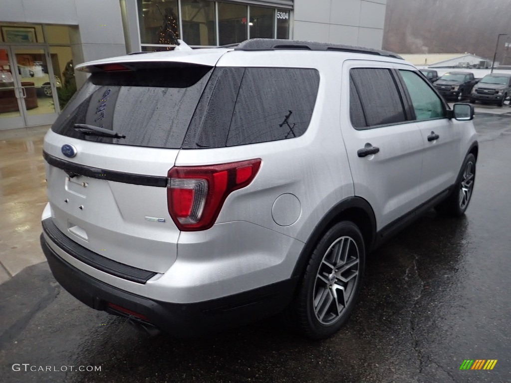 2018 Explorer Sport 4WD - Ingot Silver / Ebony Black photo #2