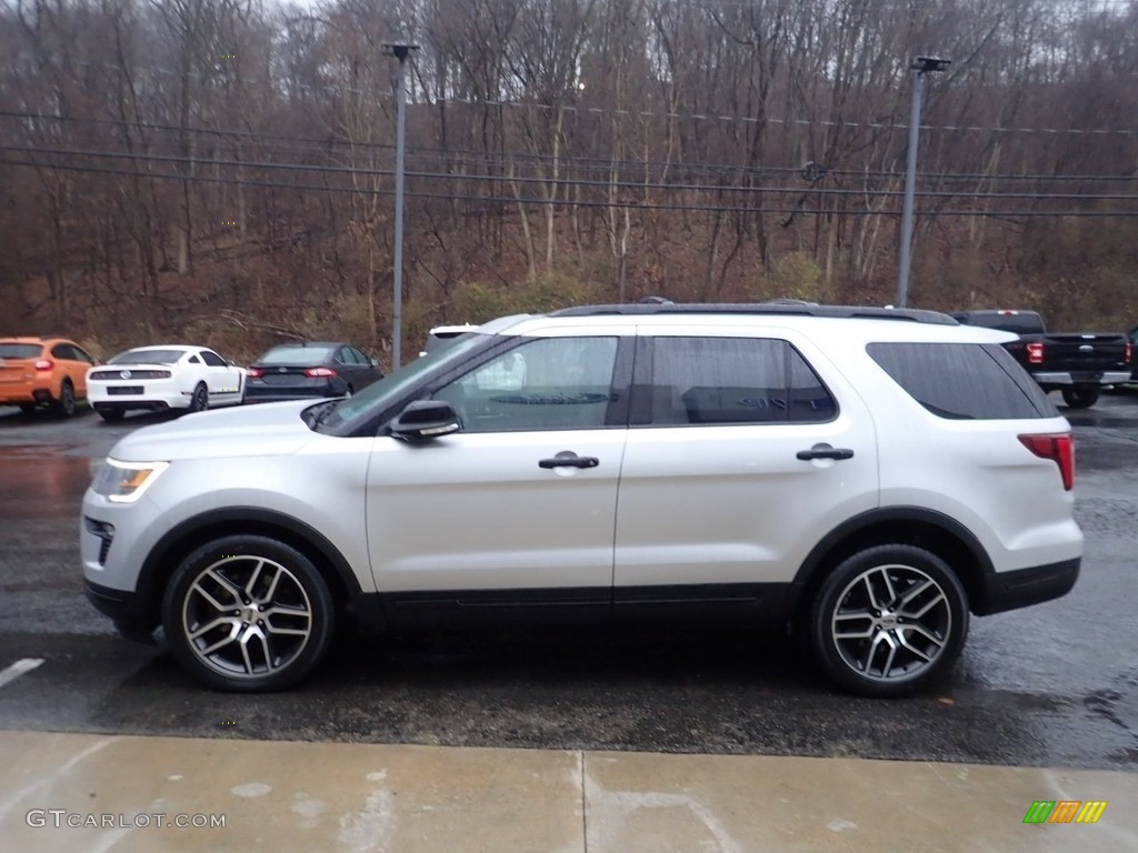 2018 Explorer Sport 4WD - Ingot Silver / Ebony Black photo #6