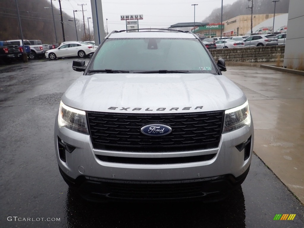 2018 Explorer Sport 4WD - Ingot Silver / Ebony Black photo #8