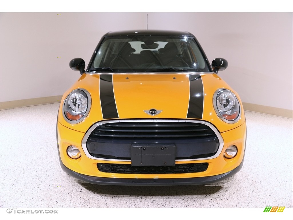 2017 Hardtop Cooper 4 Door - Volcanic Orange / Carbon Black photo #2