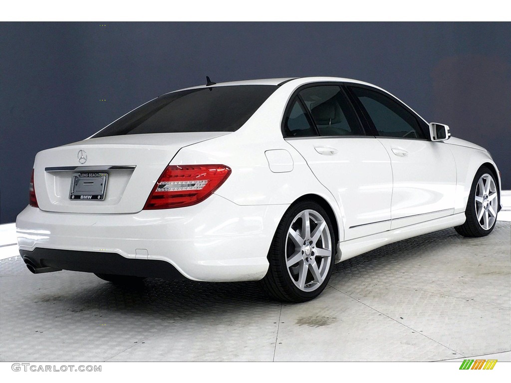 Polar White 2014 Mercedes-Benz C 250 Sport Exterior Photo #140357478