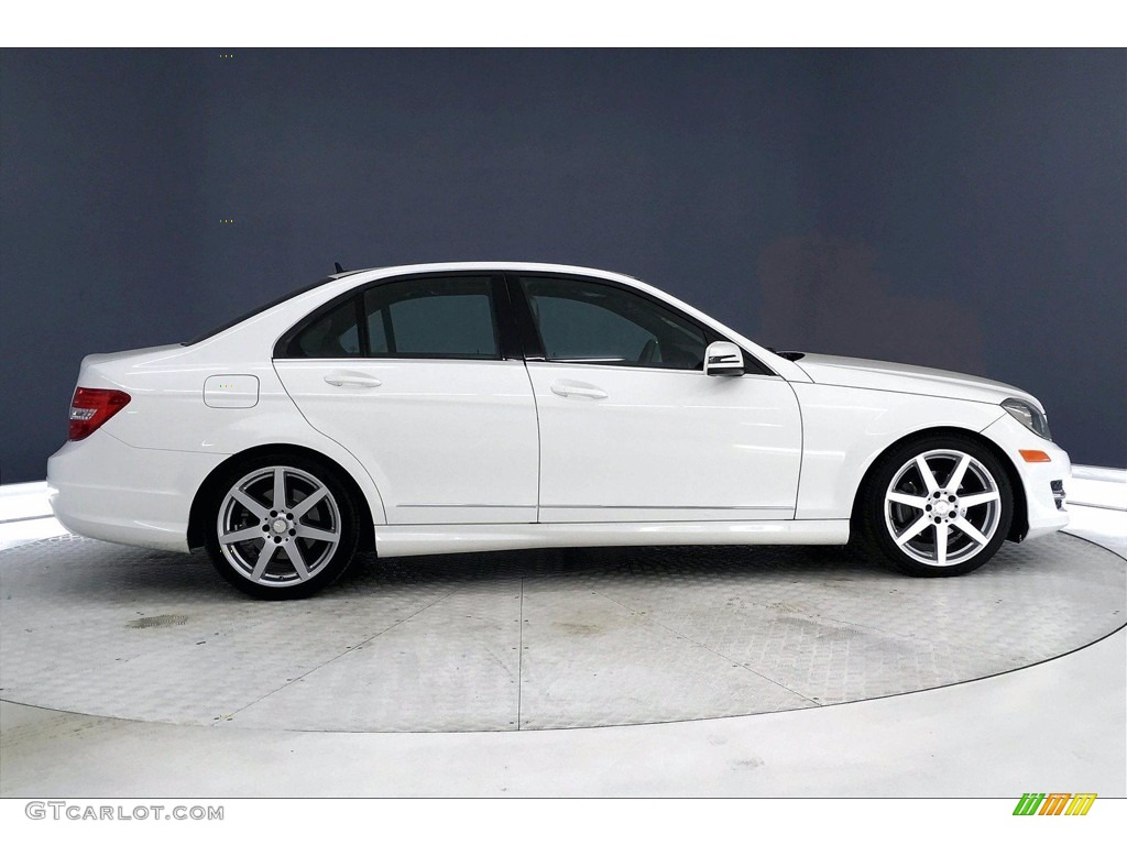 Polar White 2014 Mercedes-Benz C 250 Sport Exterior Photo #140357496