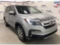 2021 Lunar Silver Metallic Honda Pilot Special Edition AWD  photo #2