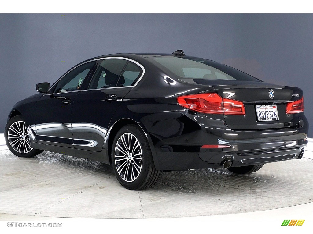 2020 5 Series 530i Sedan - Jet Black / Black photo #10