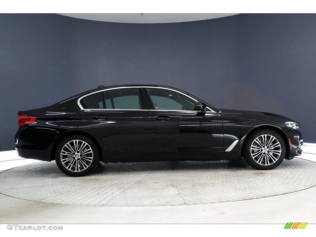 2020 5 Series 530i Sedan - Jet Black / Black photo #14