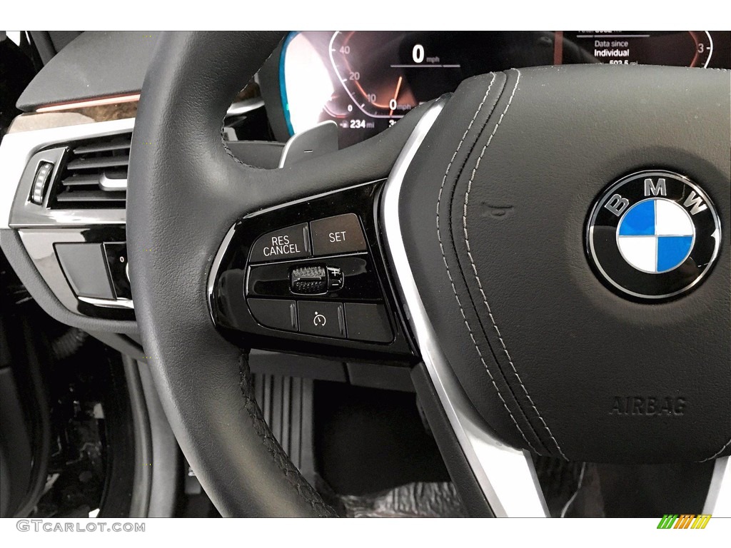 2020 5 Series 530i Sedan - Jet Black / Black photo #18