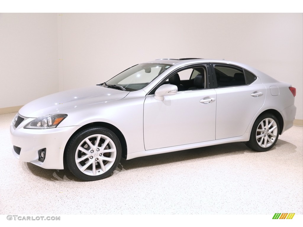 2013 IS 250 AWD - Tungsten Pearl / Black photo #3