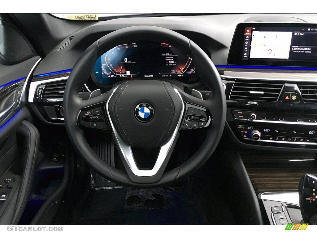 2020 5 Series 530i Sedan - Bluestone Metallic / Black photo #4