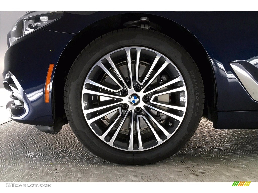 2020 5 Series 530i Sedan - Bluestone Metallic / Black photo #8