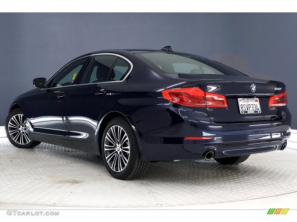 2020 5 Series 530i Sedan - Bluestone Metallic / Black photo #10