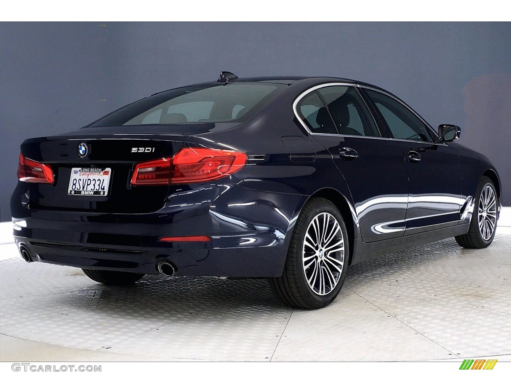 2020 5 Series 530i Sedan - Bluestone Metallic / Black photo #13