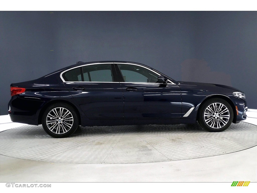 2020 5 Series 530i Sedan - Bluestone Metallic / Black photo #14