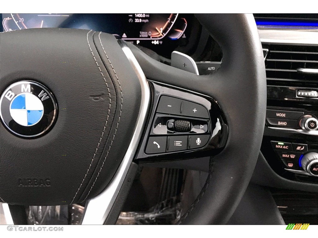 2020 5 Series 530i Sedan - Bluestone Metallic / Black photo #19