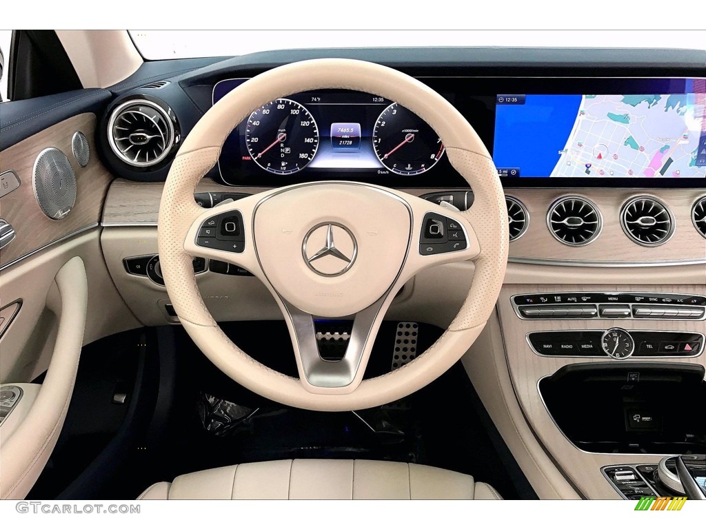 2018 E 400 Coupe - Lunar Blue Metallic / Macchiato Beige/Yacht Blue photo #4
