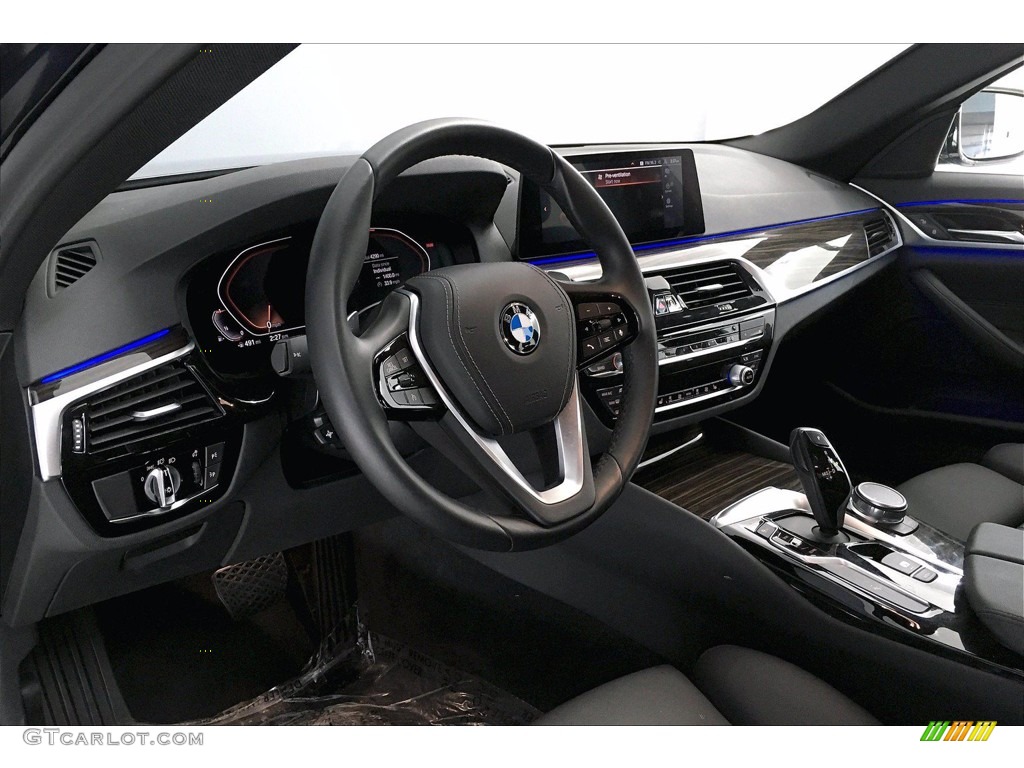 2020 5 Series 530i Sedan - Bluestone Metallic / Black photo #21