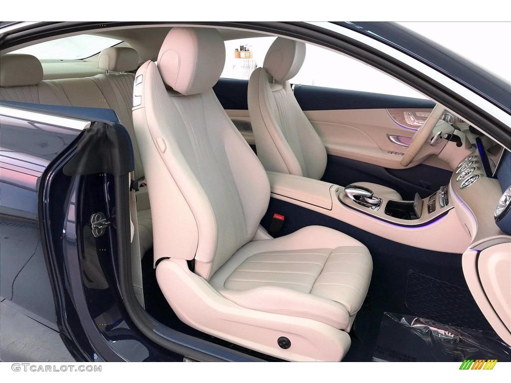 2018 E 400 Coupe - Lunar Blue Metallic / Macchiato Beige/Yacht Blue photo #6
