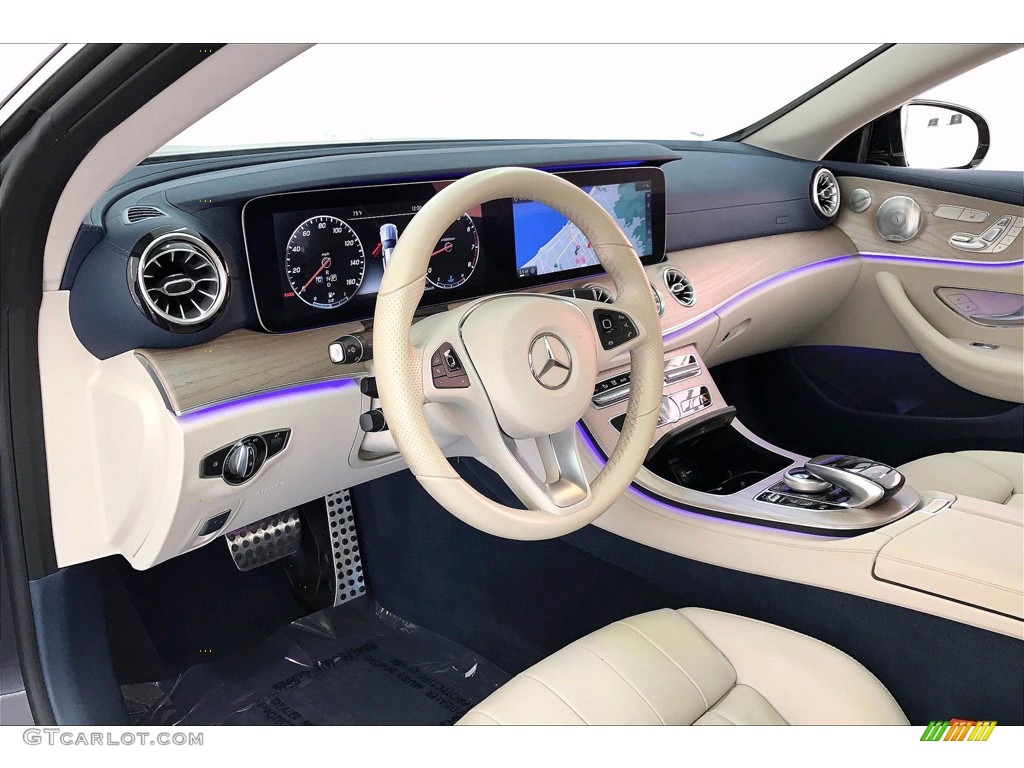 2018 E 400 Coupe - Lunar Blue Metallic / Macchiato Beige/Yacht Blue photo #14