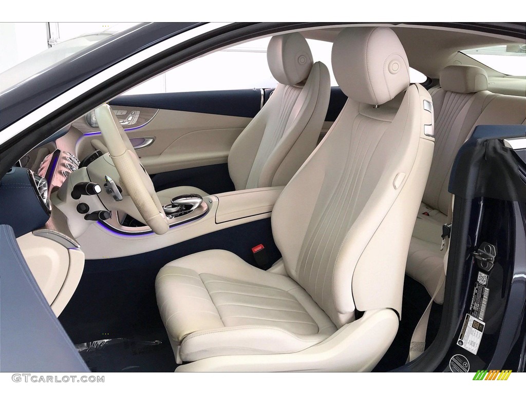 2018 E 400 Coupe - Lunar Blue Metallic / Macchiato Beige/Yacht Blue photo #18