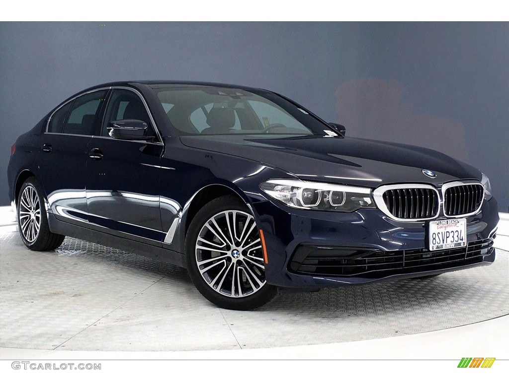2020 5 Series 530i Sedan - Bluestone Metallic / Black photo #37