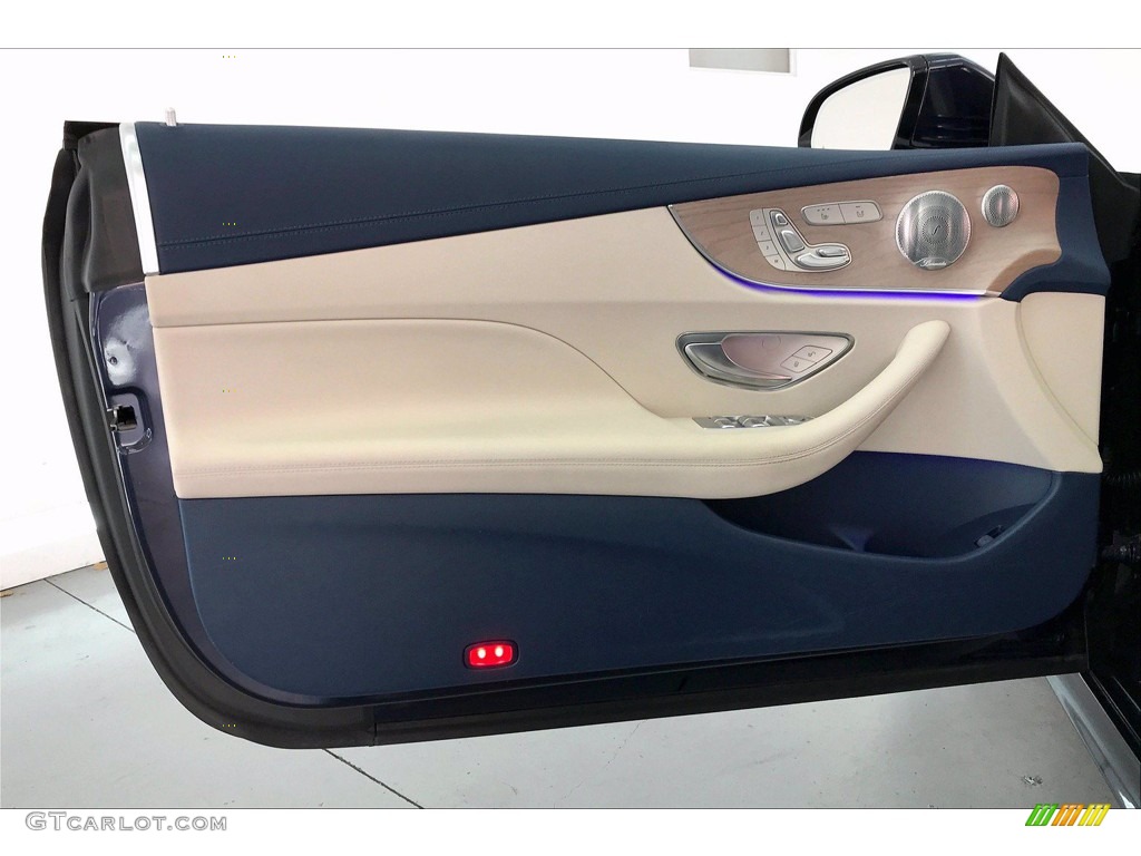 2018 E 400 Coupe - Lunar Blue Metallic / Macchiato Beige/Yacht Blue photo #26