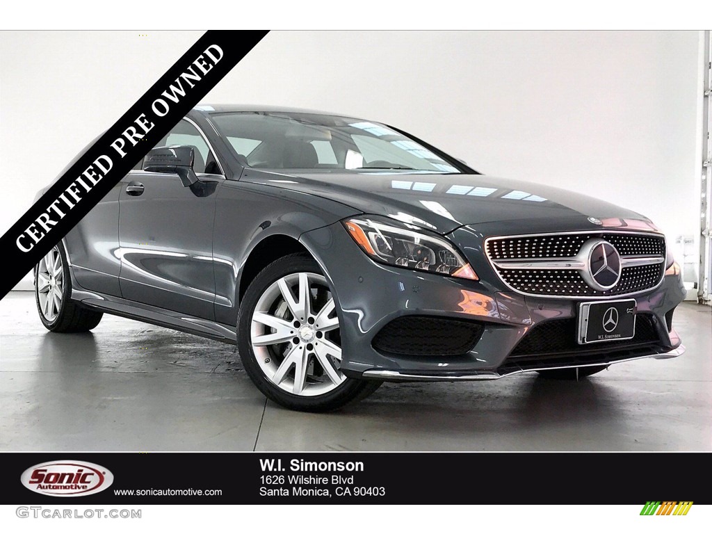 2016 CLS 550 Coupe - Steel Grey Metallic / Black photo #1