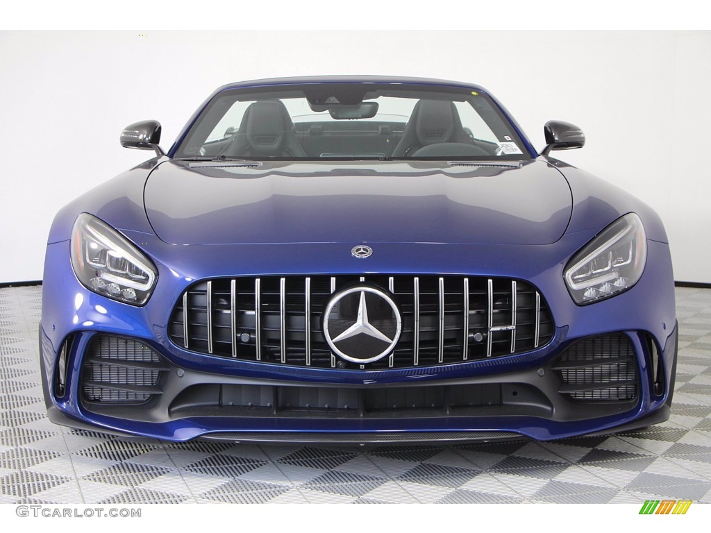 Brilliant Blue Metallic 2020 Mercedes-Benz AMG GT R Roadster Exterior Photo #140359155