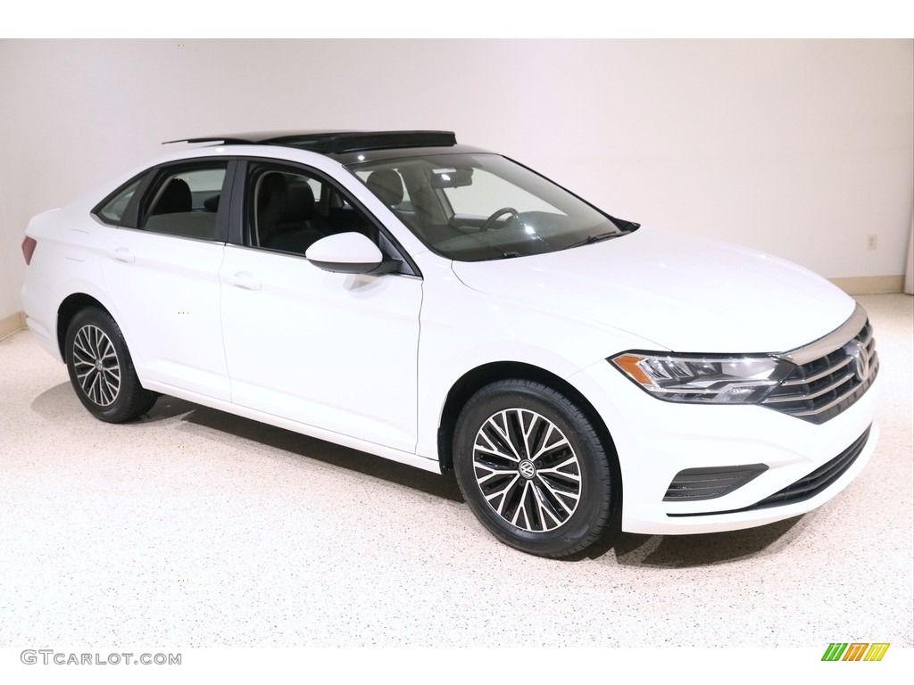 2019 Jetta SE - Pure White / Titan Black photo #1