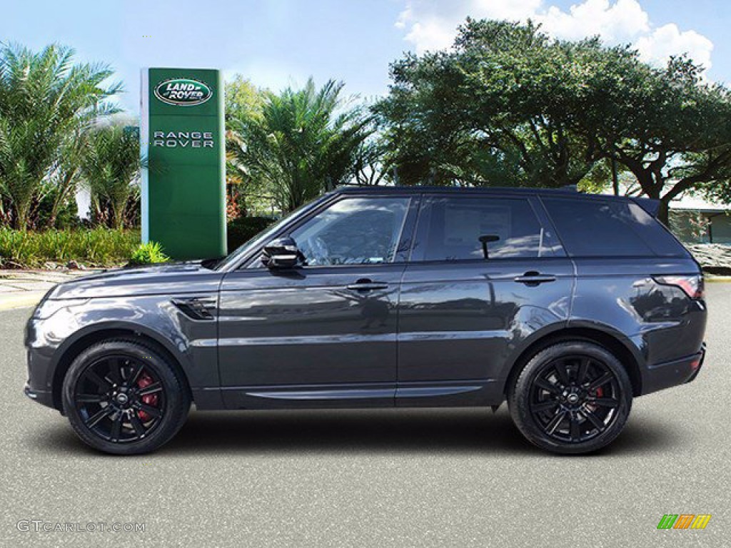 Carpathian Gray Metallic 2021 Land Rover Range Rover Sport HSE Dynamic Exterior Photo #140359772