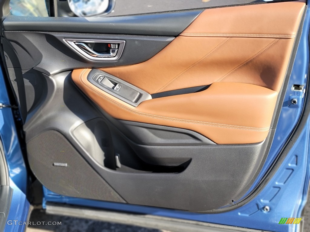 2020 Subaru Forester 2.5i Touring Saddle Brown Door Panel Photo #140360540