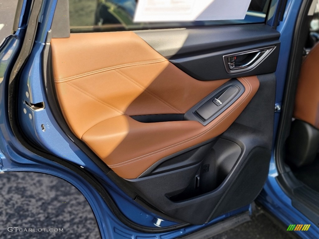 2020 Subaru Forester 2.5i Touring Saddle Brown Door Panel Photo #140360731