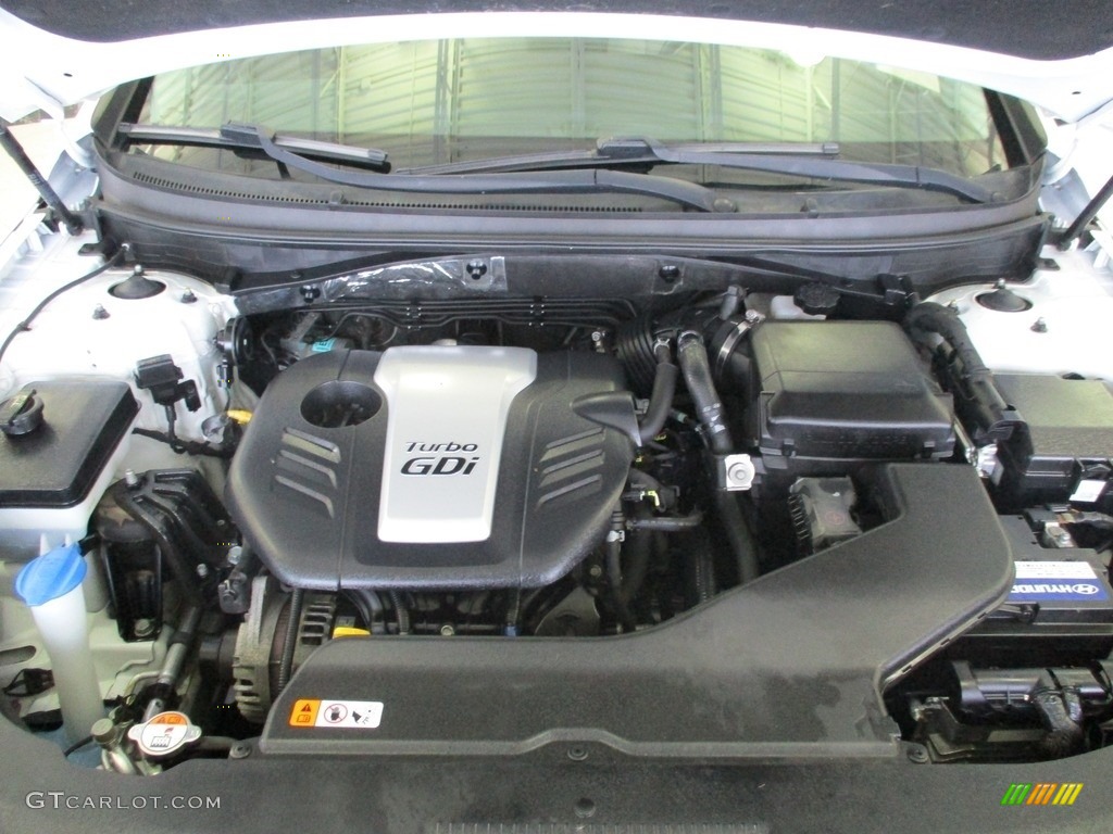 2017 Hyundai Sonata Eco 1.6 Liter Turbocharged DOHC 16-Valve D-CVVT 4 Cylinder Engine Photo #140360813