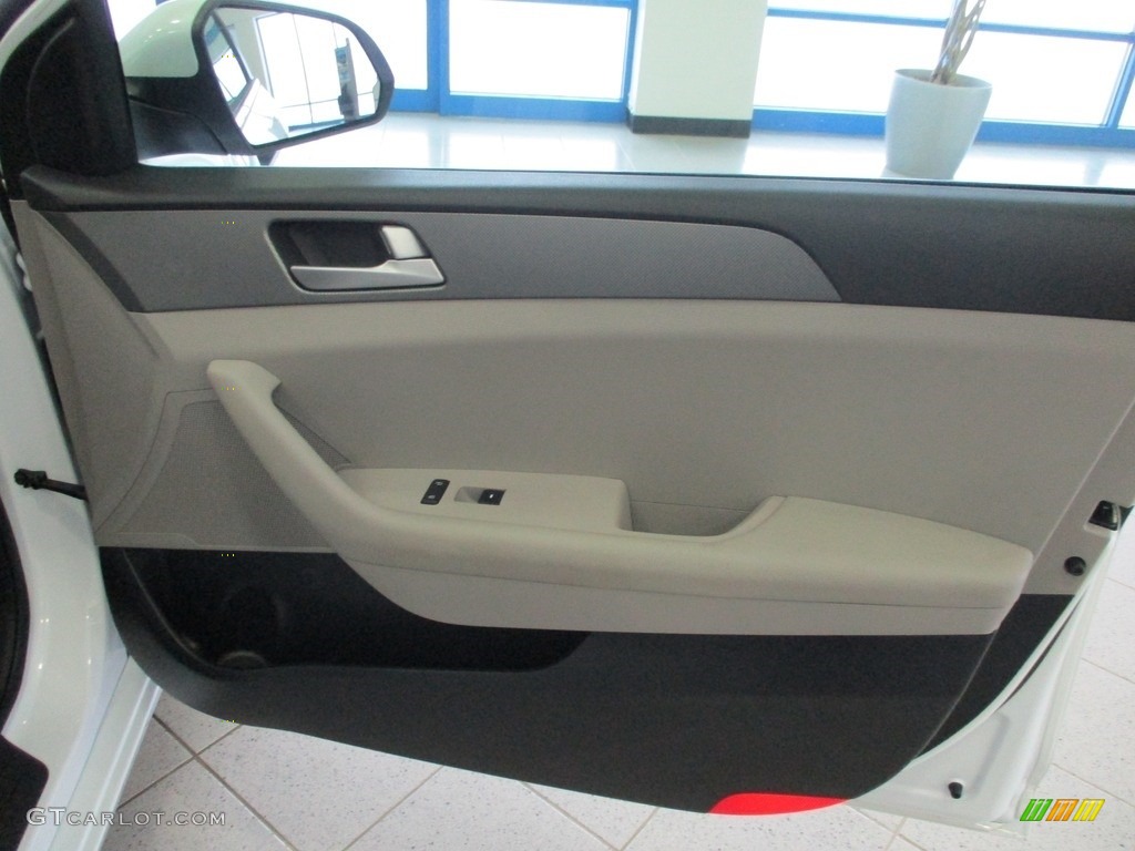 2017 Hyundai Sonata Eco Beige Door Panel Photo #140360831