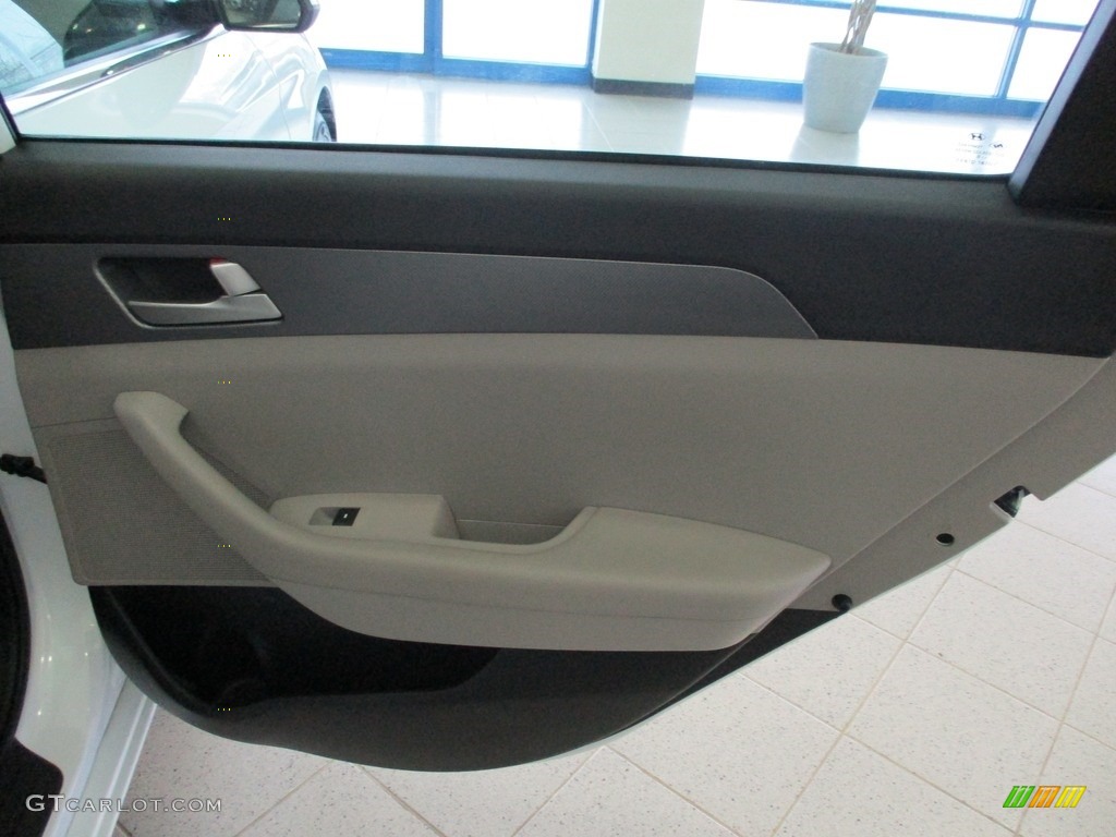 2017 Hyundai Sonata Eco Beige Door Panel Photo #140360891