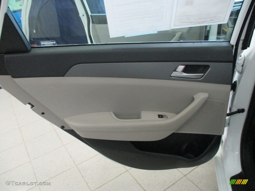 2017 Hyundai Sonata Eco Beige Door Panel Photo #140360969