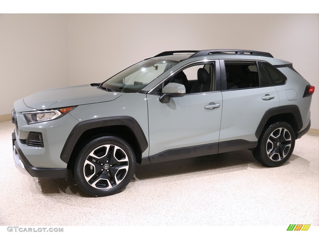 2020 RAV4 Adventure AWD - Lunar Rock / Black photo #3