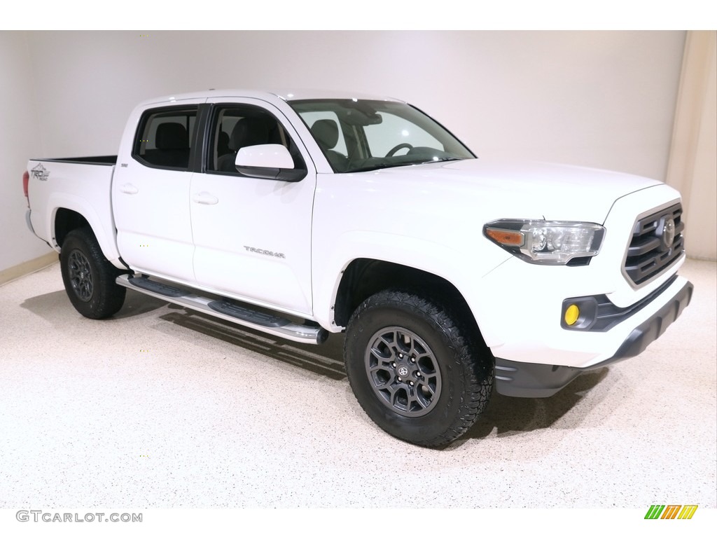 Super White Toyota Tacoma