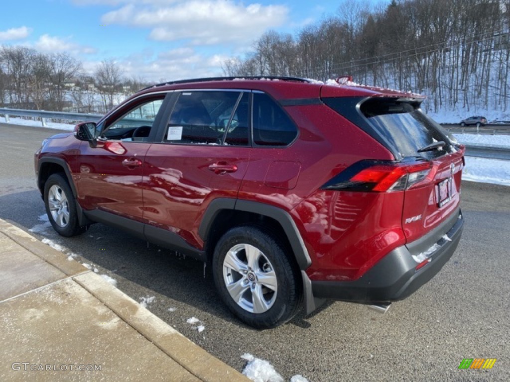 2021 RAV4 XLE AWD - Ruby Flare Pearl / Black photo #2
